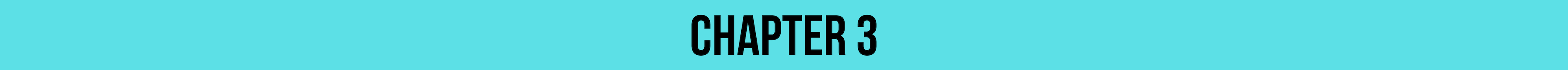 Chapter 3 Chapter 3