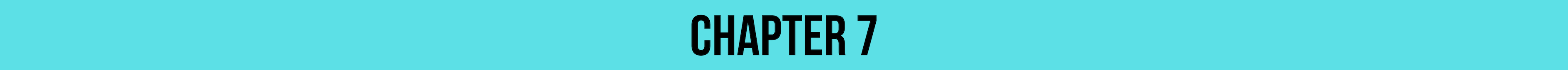 Chapter 7 Chapter 7