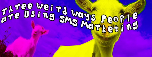 Three Weird Ways People are Using SMS Marketing