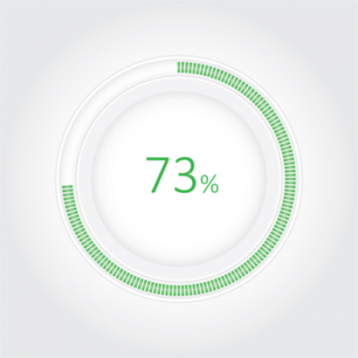 73% 73%