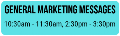 General marketing messages General marketing messages