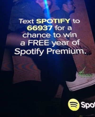 Spotify SMS campaign Spotify SMS campaign