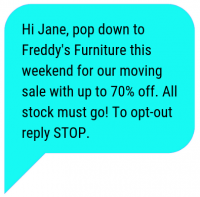 Flash sales SMS Flash sales SMS