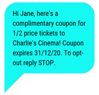 SMS coupon SMS coupon